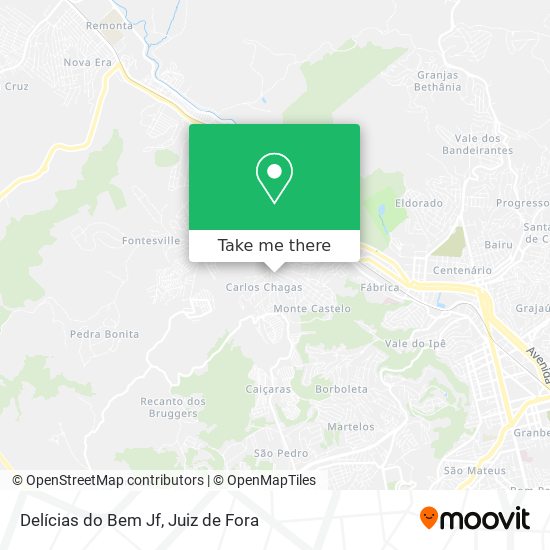 Delícias do Bem Jf map