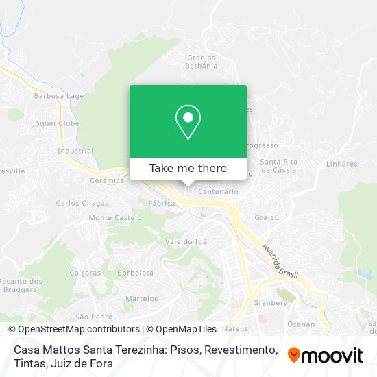 Casa Mattos Santa Terezinha: Pisos, Revestimento, Tintas map