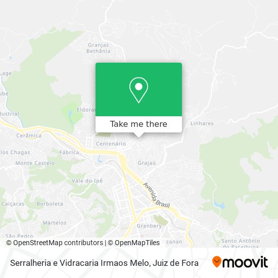 Serralheria e Vidracaria Irmaos Melo map
