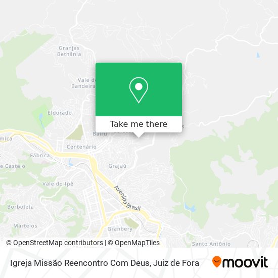 Igreja Missão Reencontro Com Deus map