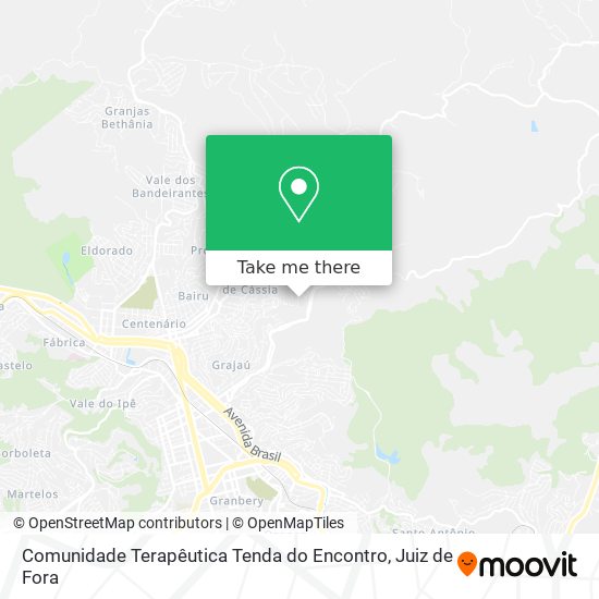 Comunidade Terapêutica Tenda do Encontro map