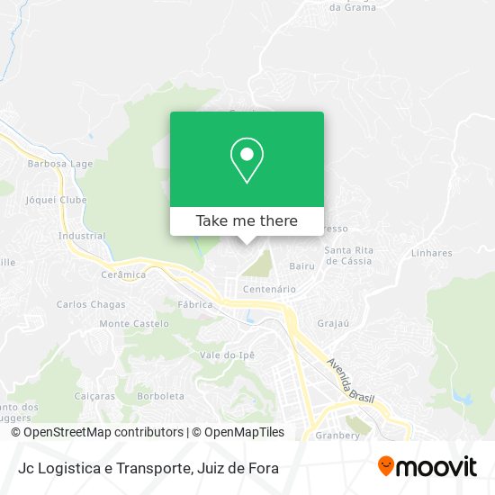 Jc Logistica e Transporte map
