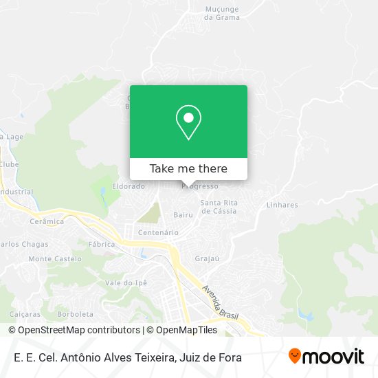 E. E. Cel. Antônio Alves Teixeira map