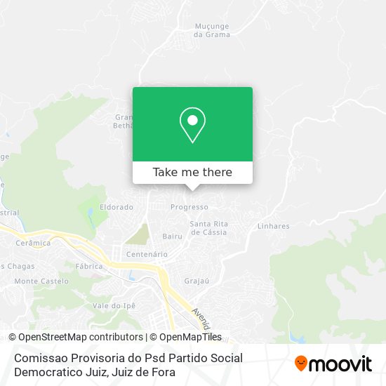 Mapa Comissao Provisoria do Psd Partido Social Democratico Juiz