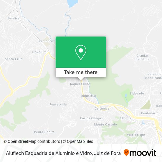 Aluflech Esquadria de Aluminio e Vidro map