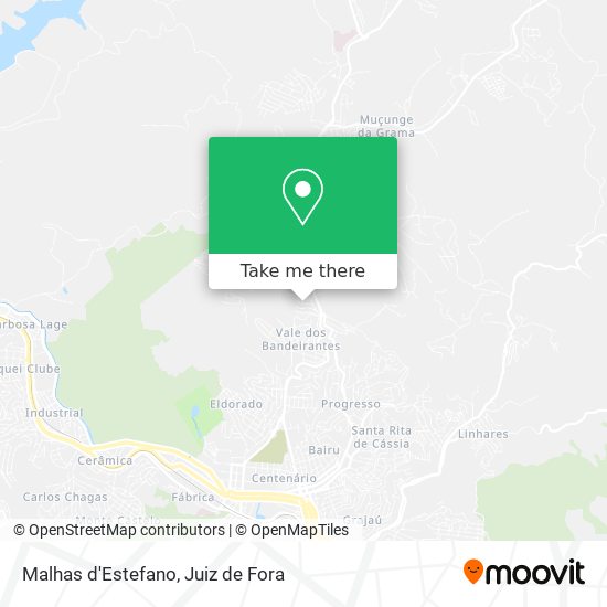 Malhas d'Estefano map