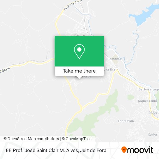EE Prof. José Saint Clair M. Alves map