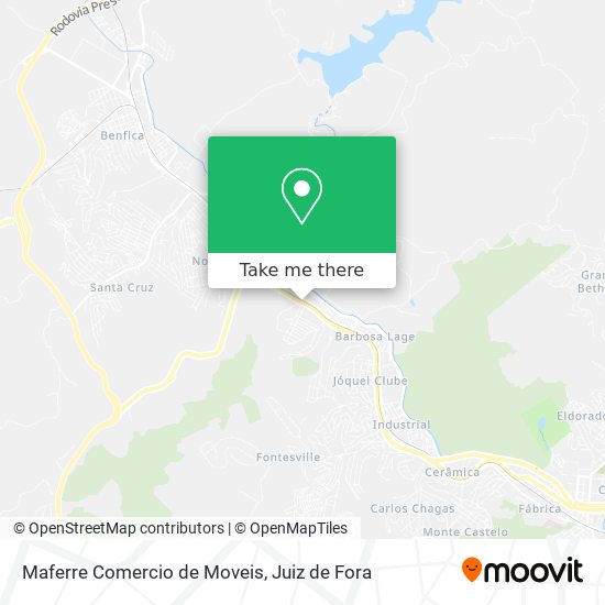 Maferre Comercio de Moveis map