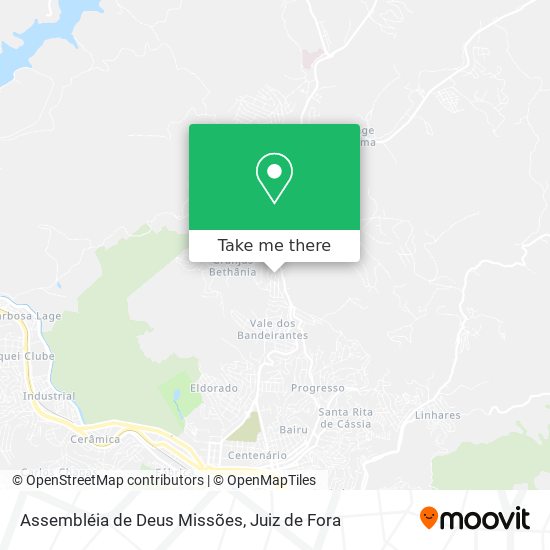 Assembléia de Deus Missões map