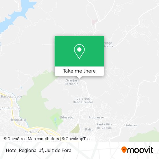 Hotel Regional Jf map