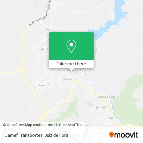 Jamef Transportes map