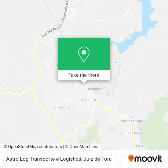 Astro Log Transporte e Logistica map