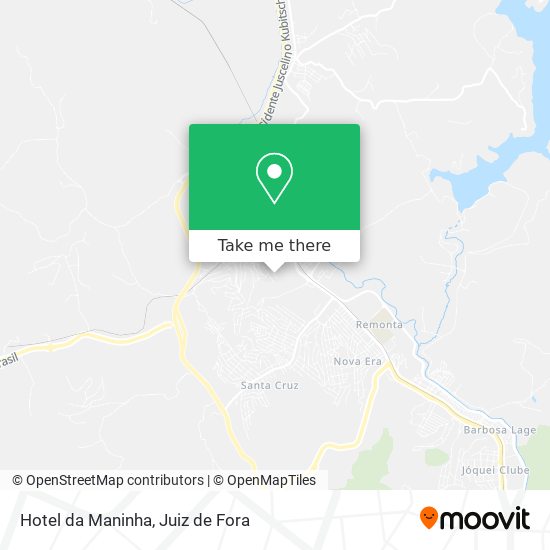 Hotel da Maninha map
