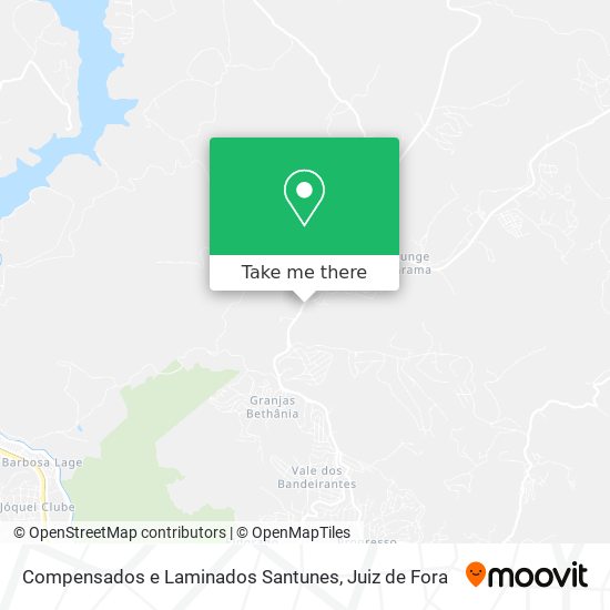 Compensados e Laminados Santunes map
