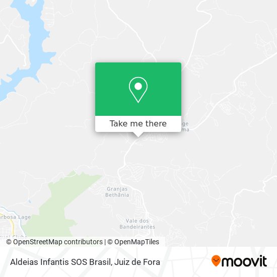 Aldeias Infantis SOS Brasil map