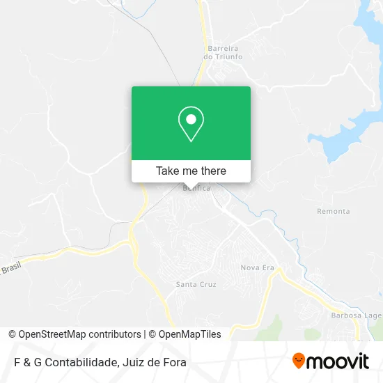 F & G Contabilidade map