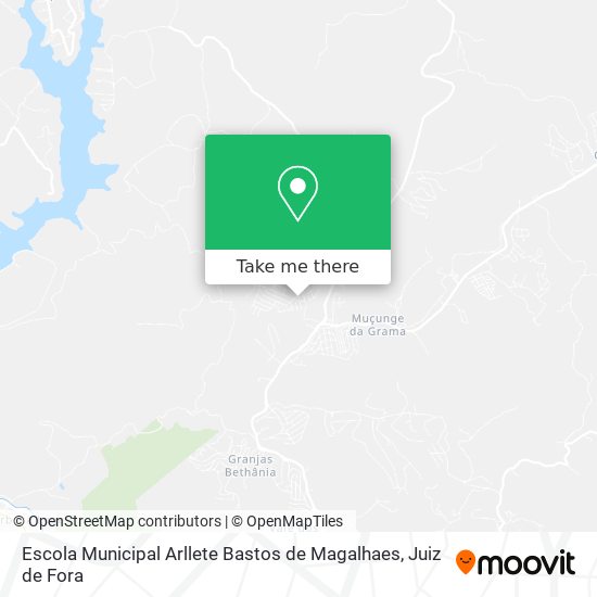 Mapa Escola Municipal Arllete Bastos de Magalhaes