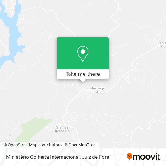 Ministério Colheita Internacional map