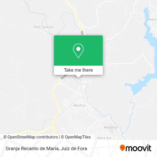 Granja Recanto de Maria map