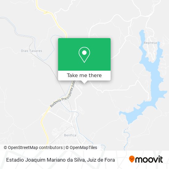 Estadio Joaquim Mariano da Silva map