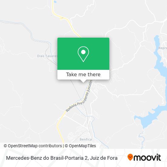 Mercedes-Benz do Brasil-Portaria 2 map