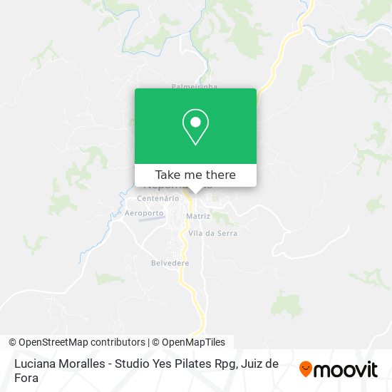 Luciana Moralles - Studio Yes Pilates Rpg map