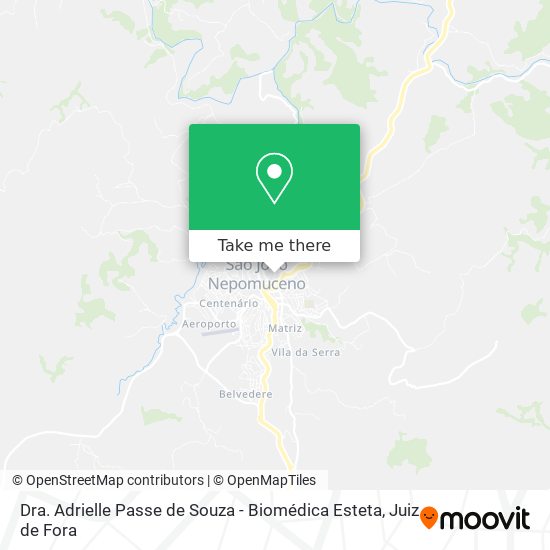 Dra. Adrielle Passe de Souza - Biomédica Esteta map