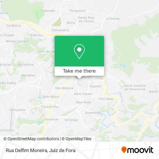 Mapa Rua Delfim Moreira