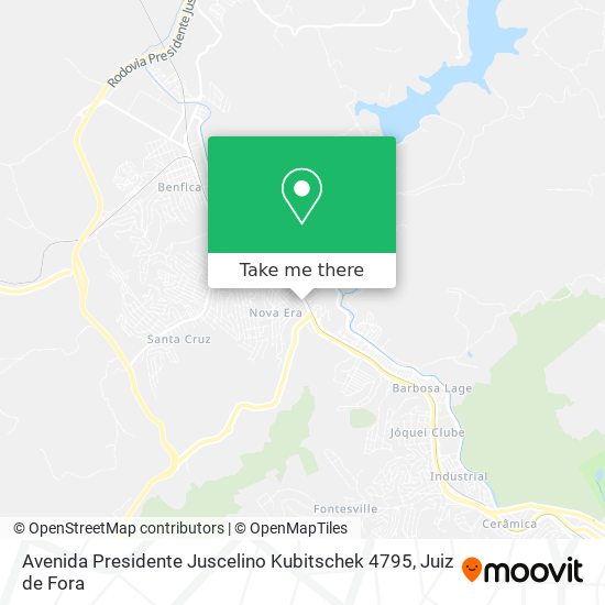 Mapa Avenida Presidente Juscelino Kubitschek 4795