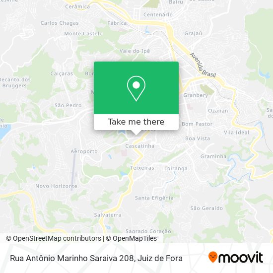 Rua Antônio Marinho Saraiva 208 map