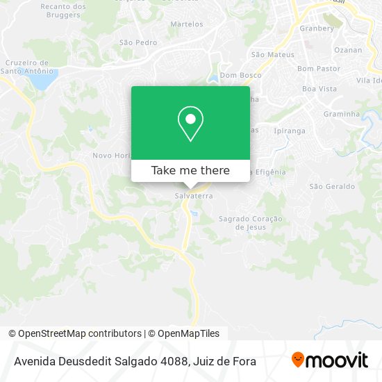 Mapa Avenida Deusdedit Salgado 4088