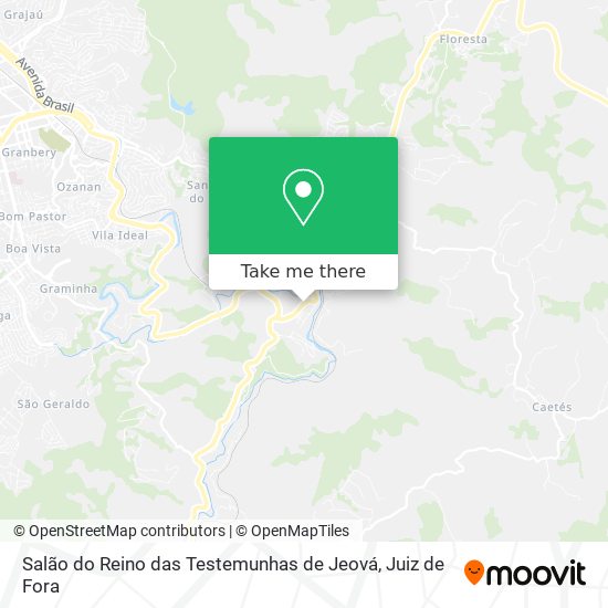 Salão do Reino das Testemunhas de Jeová map