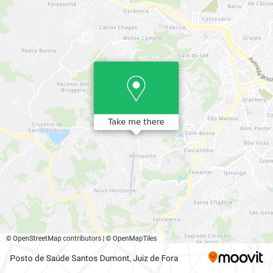 Posto de Saúde Santos Dumont map