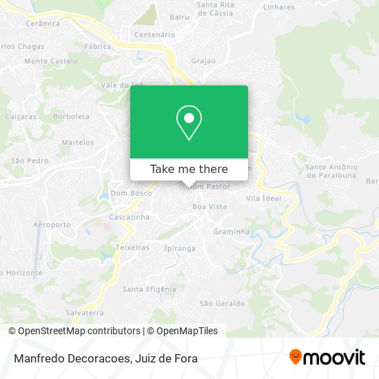 Manfredo Decoracoes map