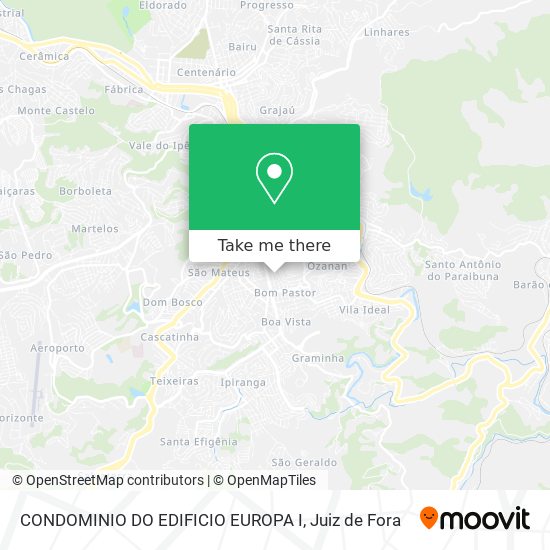 CONDOMINIO DO EDIFICIO EUROPA I map