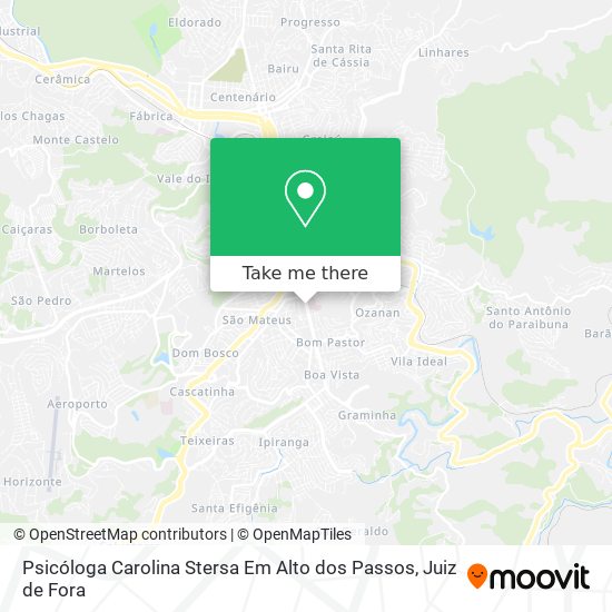 Psicóloga Carolina Stersa Em Alto dos Passos map