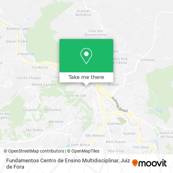 Fundamentos Centro de Ensino Multidisciplinar map