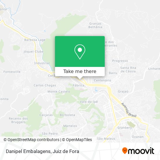 Danipel Embalagens map
