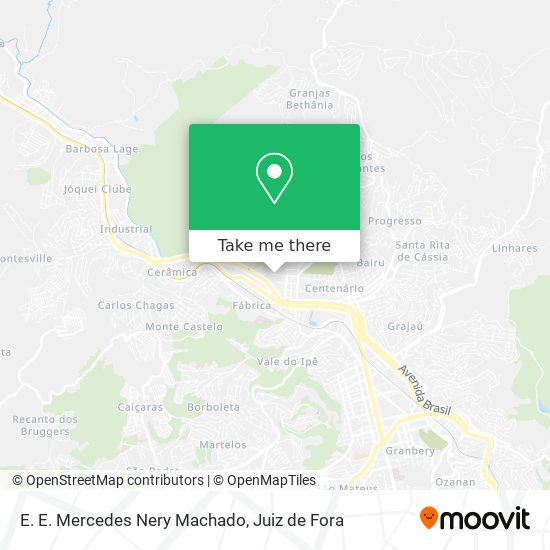 E. E. Mercedes Nery Machado map