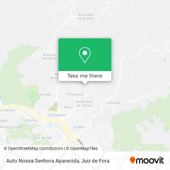 Auto Nossa Senhora Aparecida map