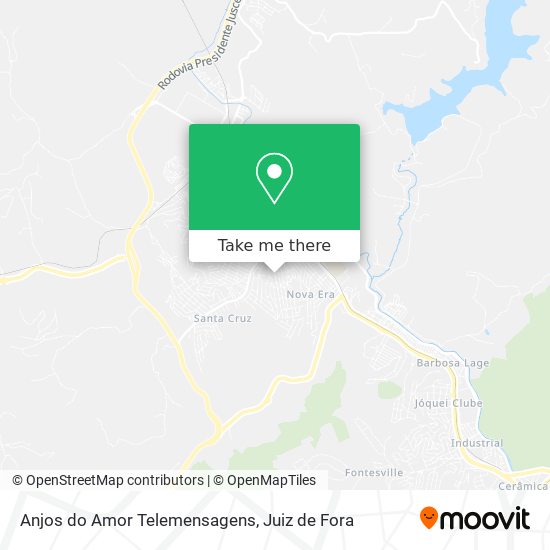 Anjos do Amor Telemensagens map