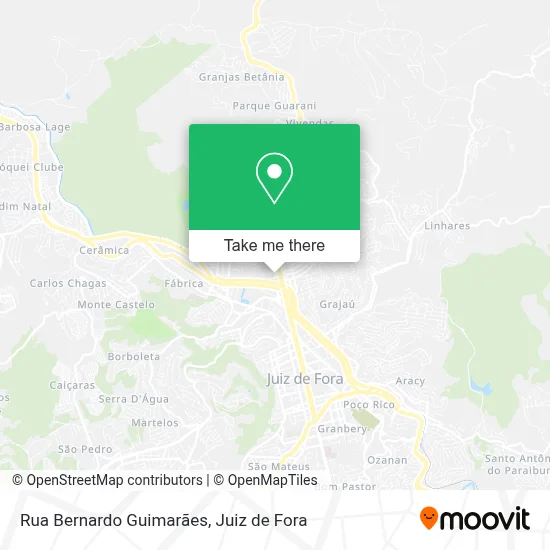 Rua Bernardo Guimarães map