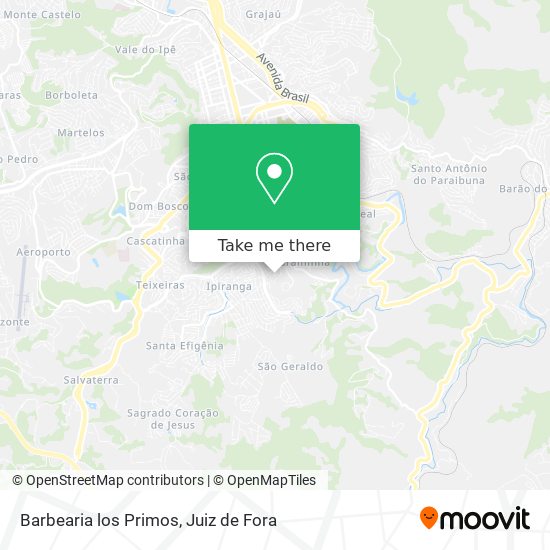 Barbearia los Primos map
