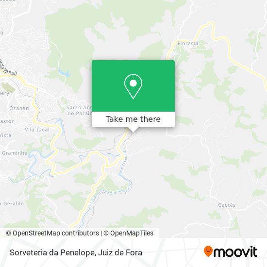 Sorveteria da Penelope map