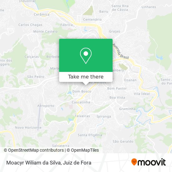 Moacyr Wiliam da Silva map