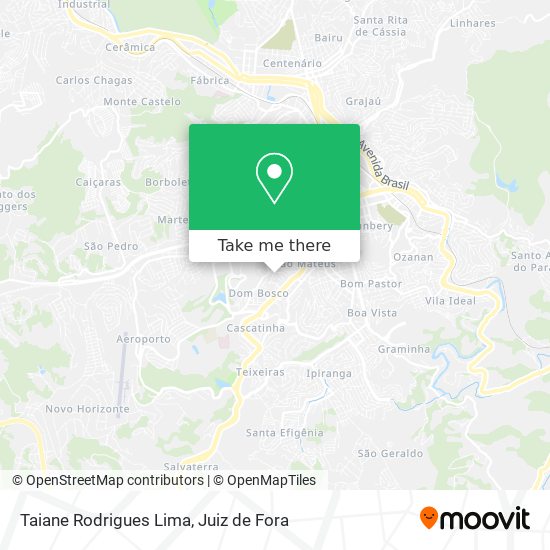 Mapa Taiane Rodrigues Lima