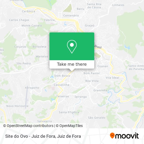 Site do Ovo - Juiz de Fora map