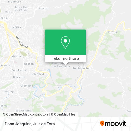 Dona Joaquina map