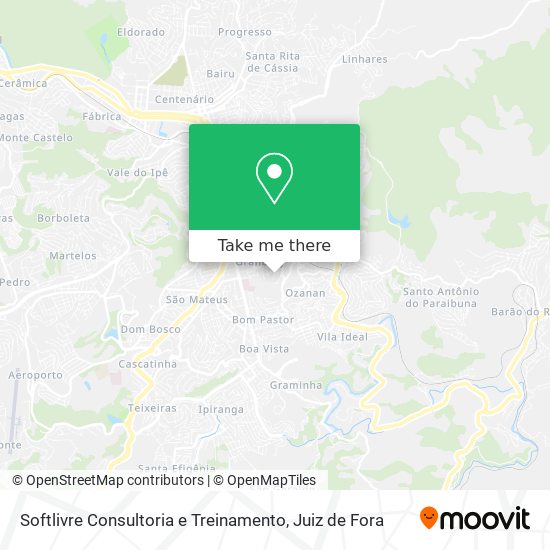 Softlivre Consultoria e Treinamento map