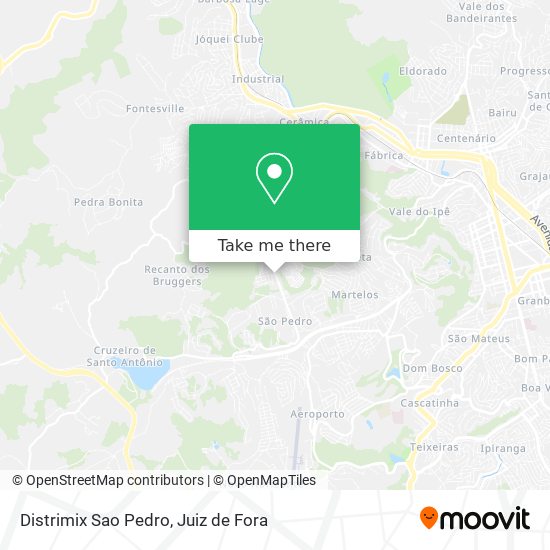 Distrimix Sao Pedro map